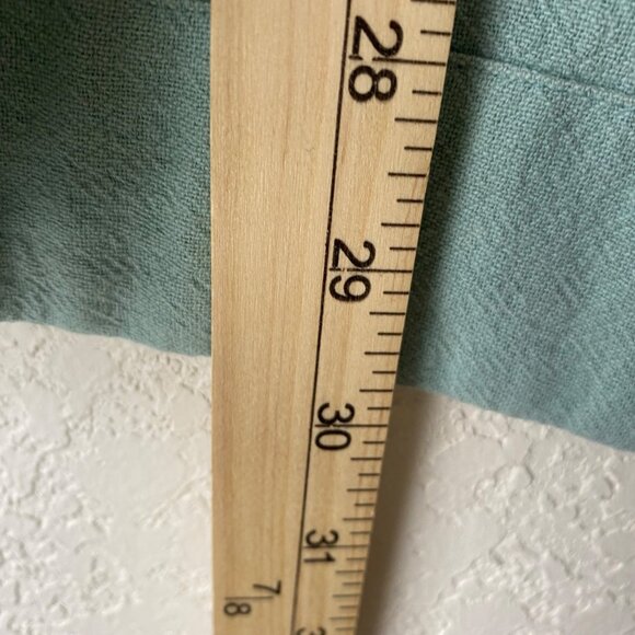 Soft Surroundings‎ Loose-Fit Seafoam Green Tunic Top With 3/4 Sleeves Pocket - Picture 9 of 12